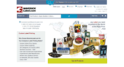 Desktop Screenshot of mavericklabel.com
